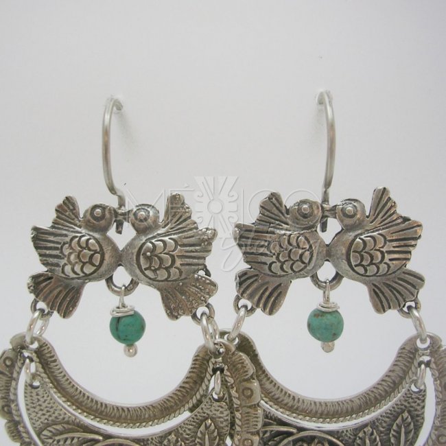 Classic Mexican Sterling Silver Earrings