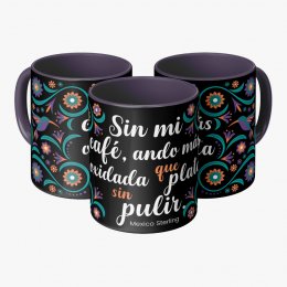 Mexico Sterling Decorated Mug