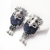 Taxco Story Telling Mayan Faces Earrings