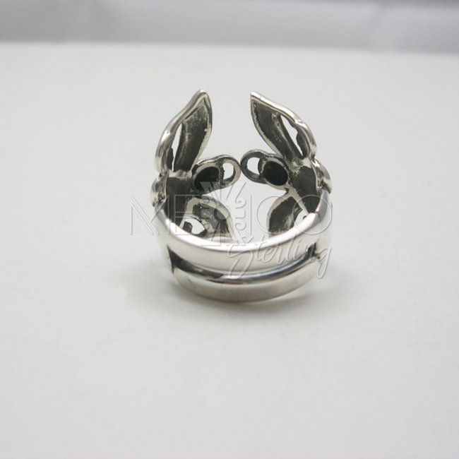 Taxco Sterling Silver Angel Ring