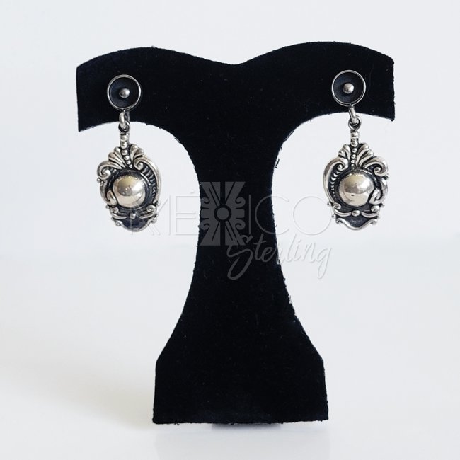 Sterling Silver Earrings, Margot de Taxco Molds