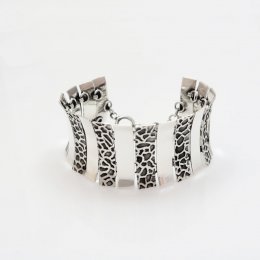 Taxco Silver Mystical Tiger Bracelet