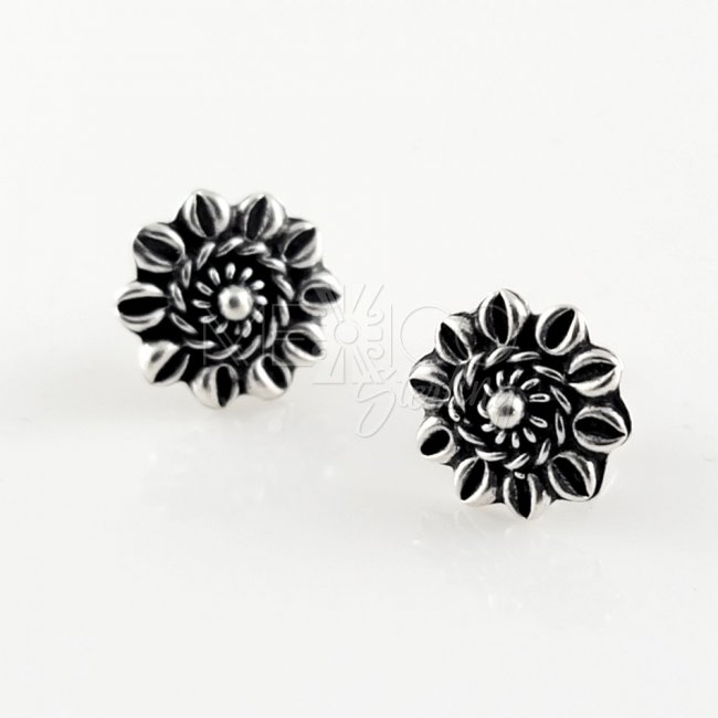 Taxco Silver Sunny Beauties Studs
