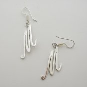 Taxco Silver Earrings and Alphabet Letters