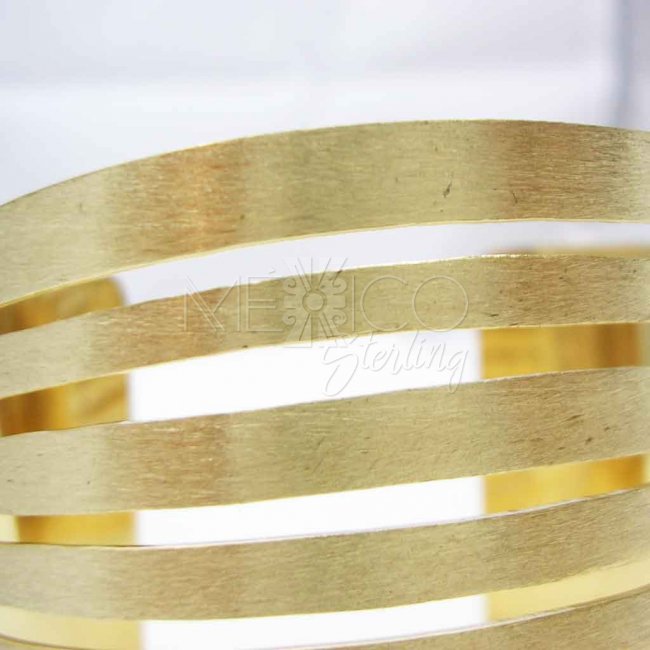 Modern Handmade Taxco Tumbaga Cuff