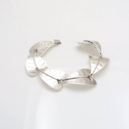 Taxco Silver Fairy Leaves Bracelet