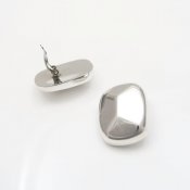 Silver Turtle Shape Clip on Earrings