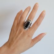 Taxco Silver Aztec Dream Poison Ring