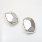 Silver Turtle Shape Clip on Earrings