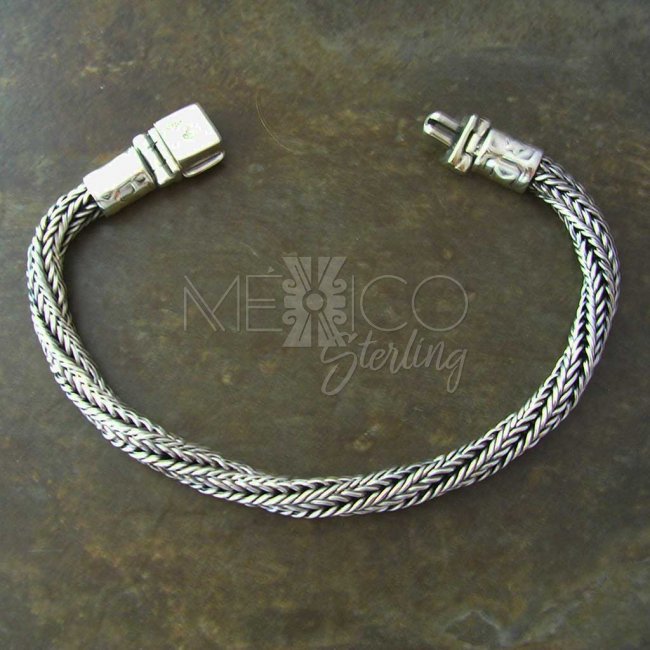 Happy Twirls Taxco Silver Bracelet