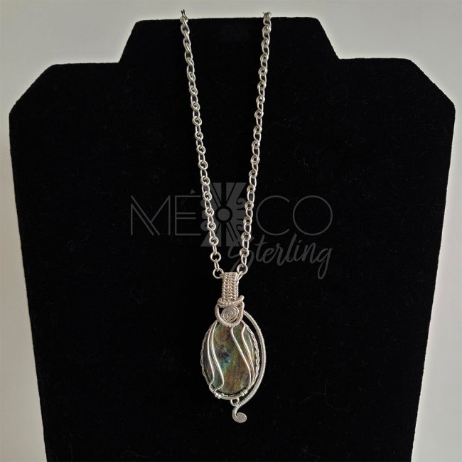 Stainless steel Labradorite Necklace-Chain