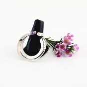 Silver Pearl Infinite Universe Ring