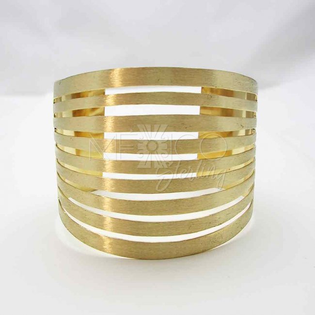 Modern Handmade Taxco Tumbaga Cuff