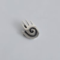 Sterling Silver Tribal Hand Pin-Pendant