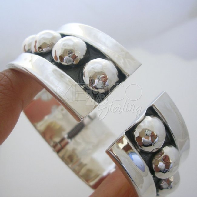 Mexican Sterling Silver Cuff Bracelet