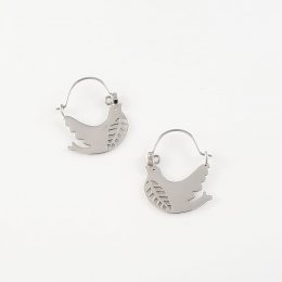 Mexican Silver Peace Doves Earrings