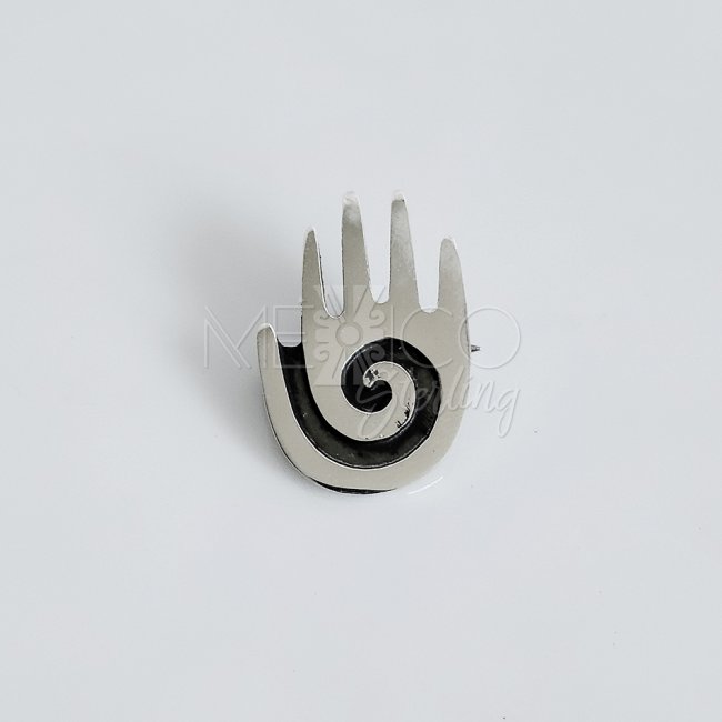 Sterling Silver Tribal Hand Pin-Pendant