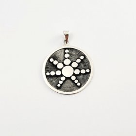 Contemporary Silver Multiverse Pendant