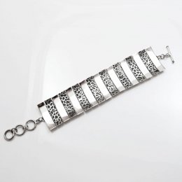 Taxco Silver Mystical Tiger Bracelet