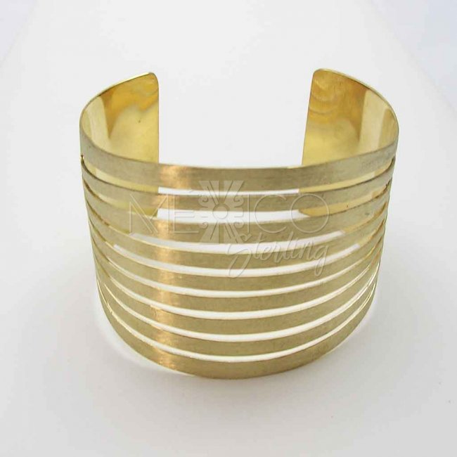 Modern Handmade Taxco Tumbaga Cuff