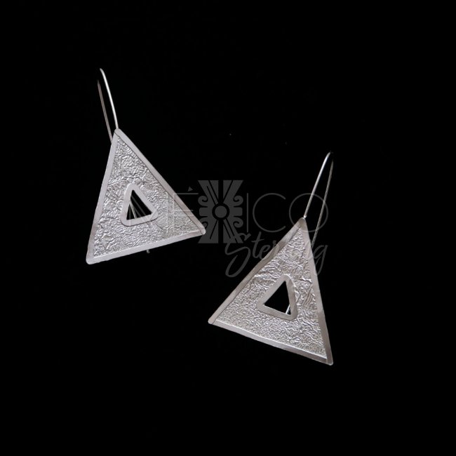 Silver Geometric Dream Earrings