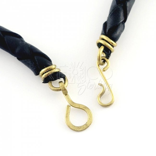 Artisan Brass and Multi Stone Pendant