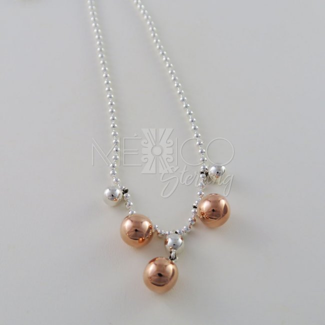 Sterling Silver Playful Planets Necklace Chain