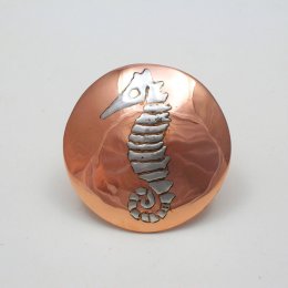 Handmade Silver and Copper Ring
