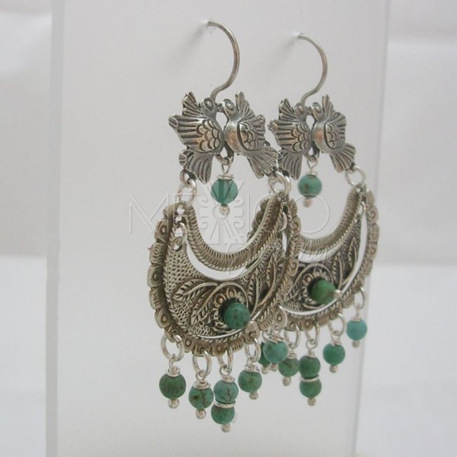 Classic Mexican Sterling Silver Earrings