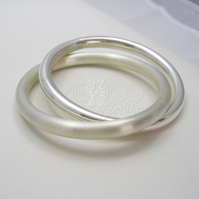 Fashionable Taxco Silver Bangles
