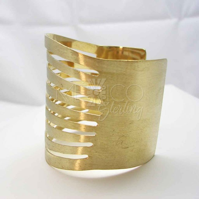 Modern Handmade Taxco Tumbaga Cuff