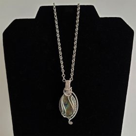 Stainless steel Labradorite Necklace-Chain