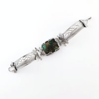 Stainless Steel And Agate Bracelet