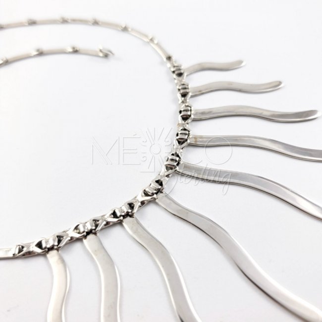 Taxco Sterling Silver Long Legs Necklace