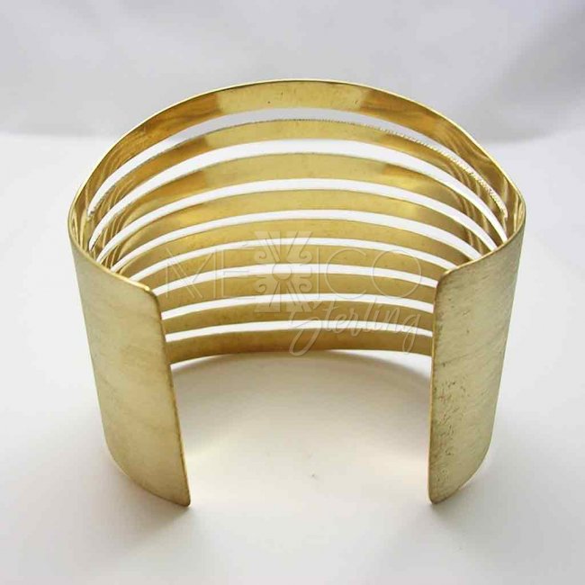 Modern Handmade Taxco Tumbaga Cuff