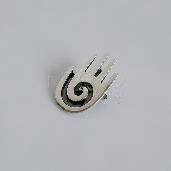 Sterling Silver Tribal Hand Pin-Pendant