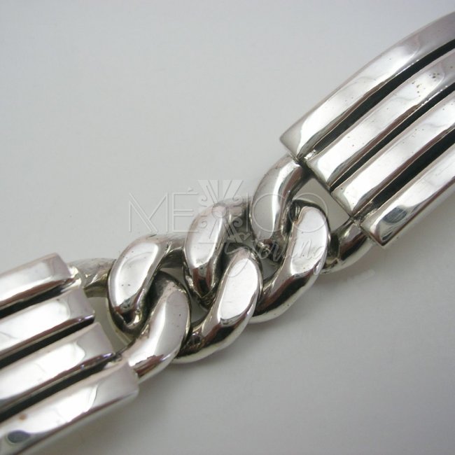 Solid Sterling Silver Men Bracelet