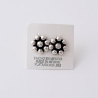 Cute Sterling Silver Flower Stud Earrings
