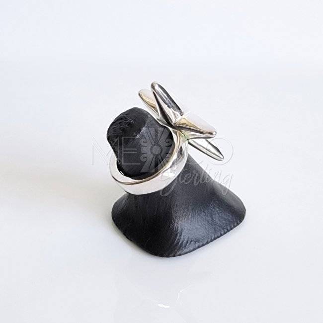 Bold Taxco Silver Five Point Star Ring