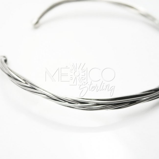 Silver twisted Chaos Thick Choker
