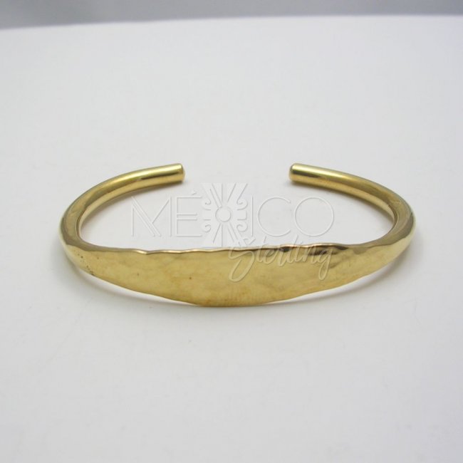 Mexican Hammered Tumbaga Bangle Cuff