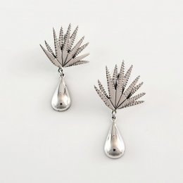 Mexican Silver Agave Earrings