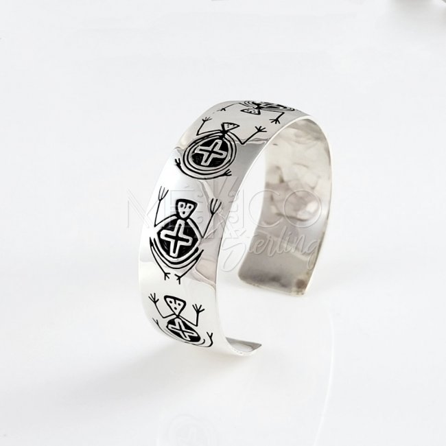 Taxco Silver Mystic Monkeys Cuff