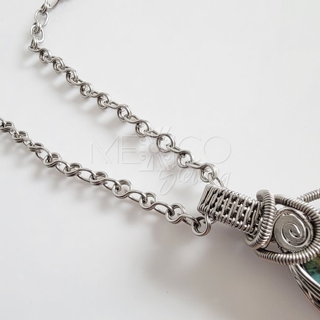 Stainless steel Labradorite Necklace-Chain