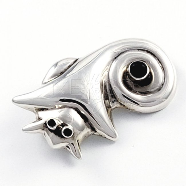 Lazy Snail Sterling Silver Brooch-Pin