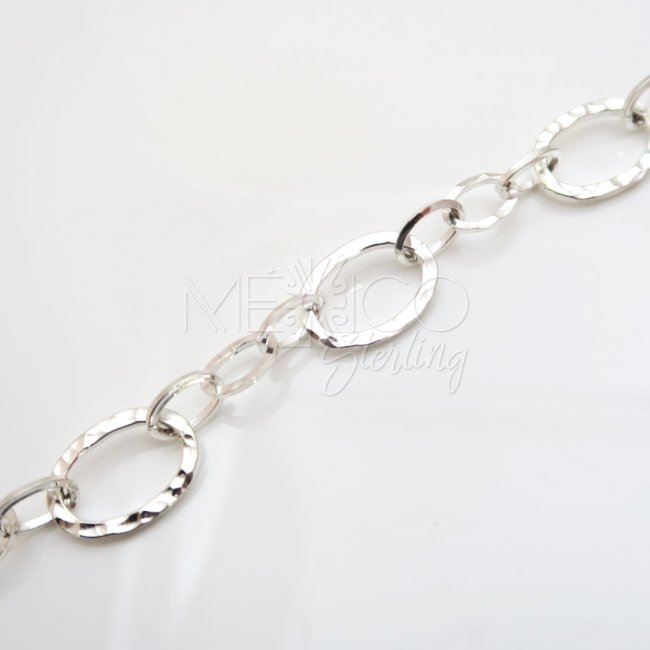 Silver Ovals Dance Adjustable Bracelet