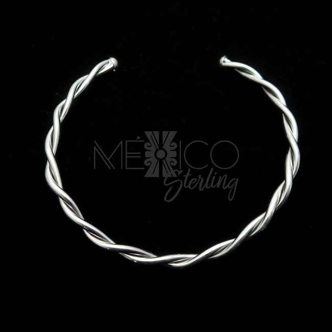 Taxco Silver Braided Illusion Choker