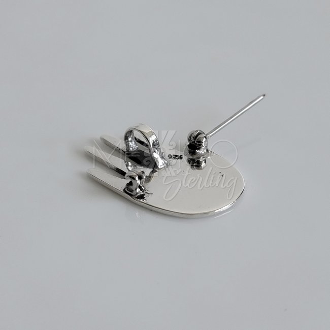 Sterling Silver Tribal Hand Pin-Pendant
